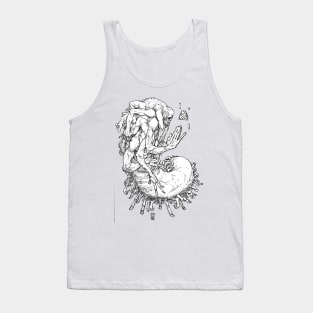 Praying Milipede (BW) Tank Top